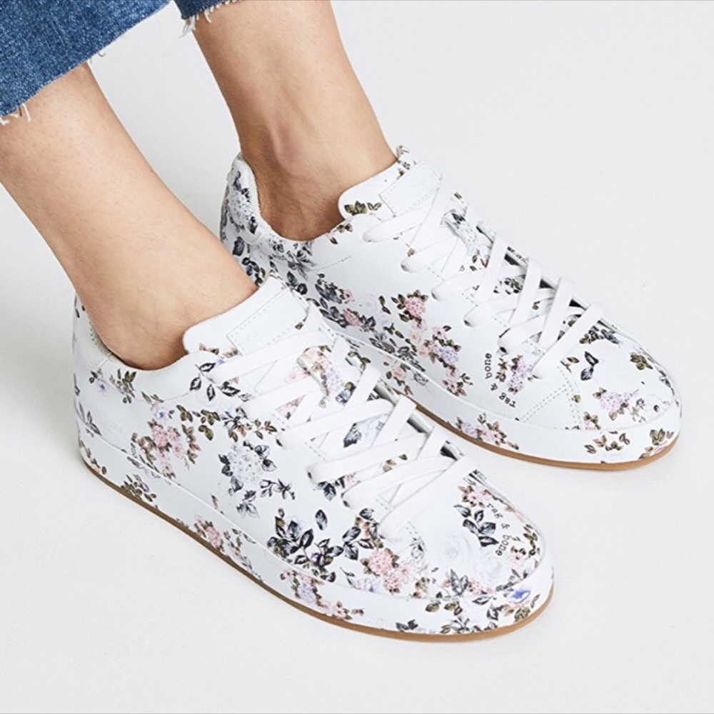 Rag & Bone Floral RB1 Low Sneaker - Picture 5 of 6